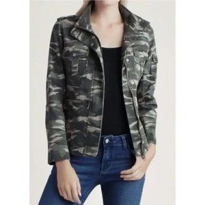 NWT Kensie Jeans Lightweight Printed Camo Utility Jacket in Desert Camo Print